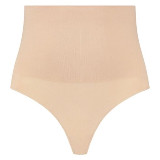BYE-BRA - FAJA SENZA CUCITURE STILE PERIZOMA BEIGE MISURARE S - immagine 3