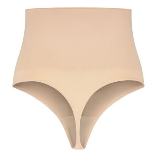BYE-BRA - FAJA SENZA CUCITURE STILE PERIZOMA BEIGE MISURARE S - immagine 4
