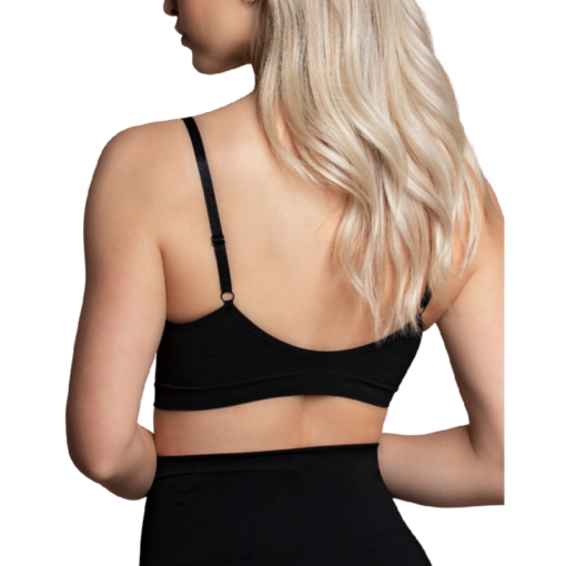 BYE-BRA - MEDIUM CONTROL REGGISENO SENZA CUCITURE NERO MISURARE S - immagine 3