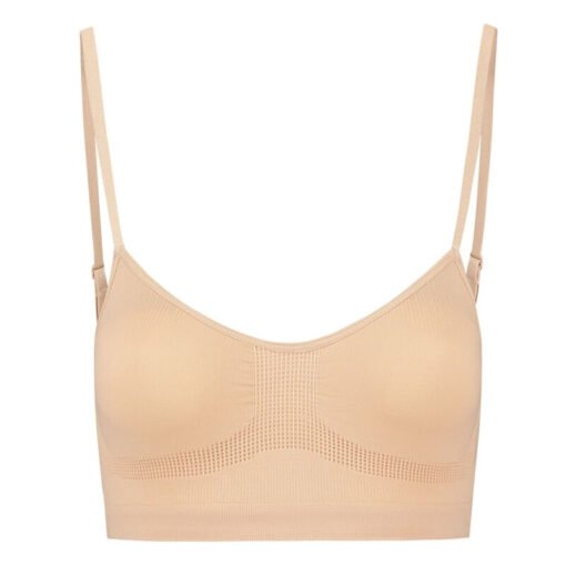 BYE-BRA - MEDIUM CONTROL REGGISENO SENZA CUCITURE BEIGE MISURARE S - immagine 3