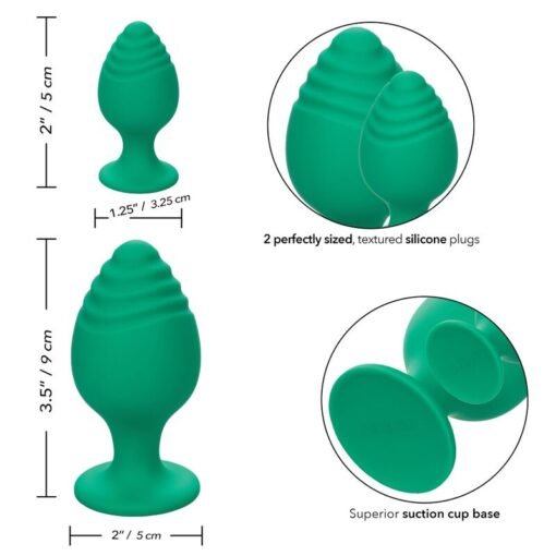 CALEXOTICS - BUTTPLUG CHEEKY VERDE - immagine 9