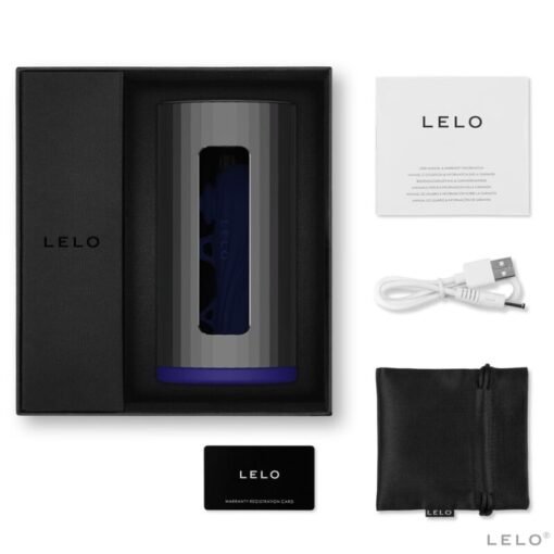 LELO - MASTURBATORE F1S V2 CON TECNOLOGIA SDK BLU E METALLO - immagine 4