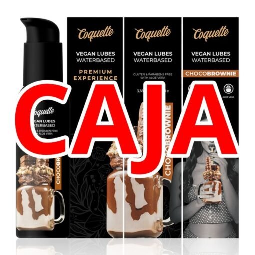 COQUETTE CAJA PREMIUM EXPERIENCE LUBRICANTE VEGANO CHOCOBROWNIE 100ML