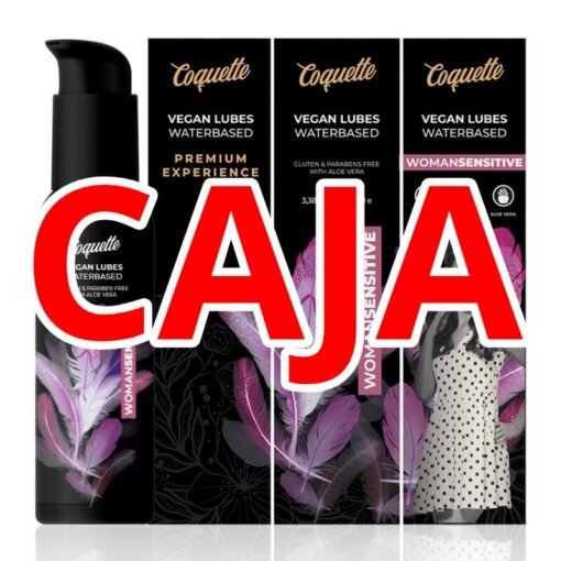 COQUETTE CAJA PREMIUM EXPERIENCE LUBRICANTE VEGANO WOMANSENSITIVE 100ML