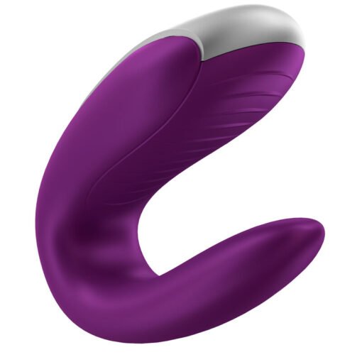 SATISFYER - VIBRATORE DOPPIO PARTNER DIVERTENTE VIOLA - immagine 7