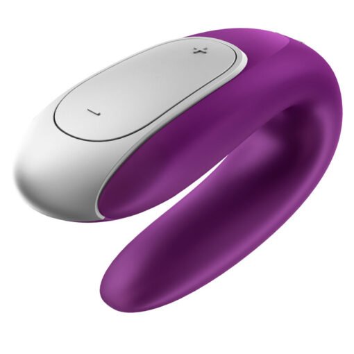 SATISFYER - VIBRATORE DOPPIO PARTNER DIVERTENTE VIOLA - immagine 9
