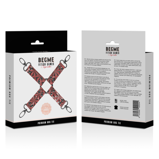 BEGME - CRAVATTA DI MAIALE IN PELLE VEGANA PREMIUM EDIZIONE ROSSA - immagine 5