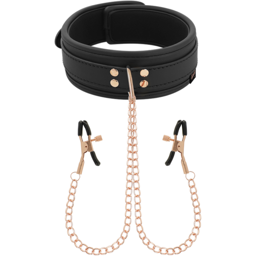 COQUETTE CHIC DESIRE - COLLANA CON PINZA PER CAPEZZOLI FANTASIA CON FODERA IN NEOPRENE - immagine 4