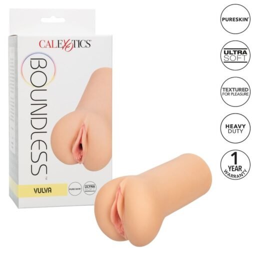 CALEXOTICS - BOUNDLESS VULVA STROKER PELLE CHIARA - immagine 2