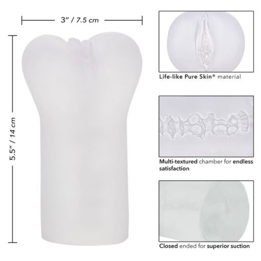 CALEXOTICS - BOUNDLESS VULVA STROKER TRASPARENTE - immagine 4