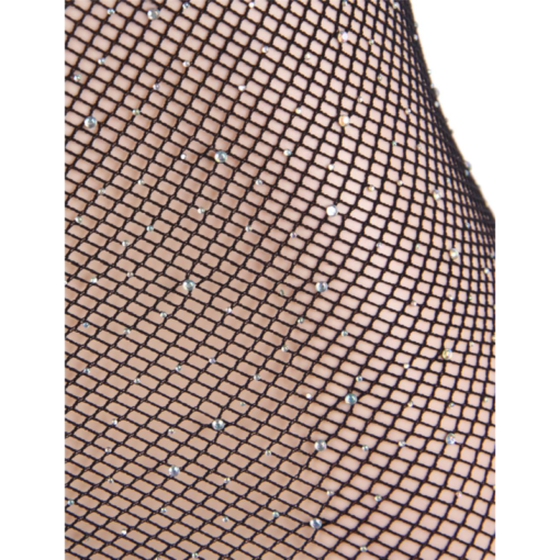 QUEEN LINGERIE - ABITO BODY A RETE CON DIAMANTI S/L - immagine 7