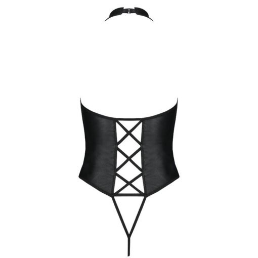 PASSION - BODY NANCY IN PELLE ECOLOGICA S/M - immagine 3
