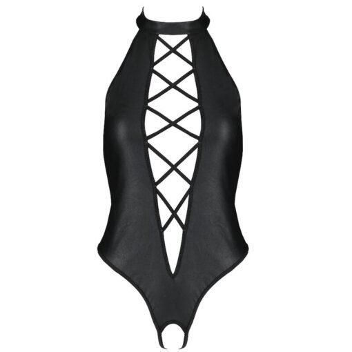 PASSION - BODY NANCY IN PELLE ECOLOGICA S/M - immagine 4