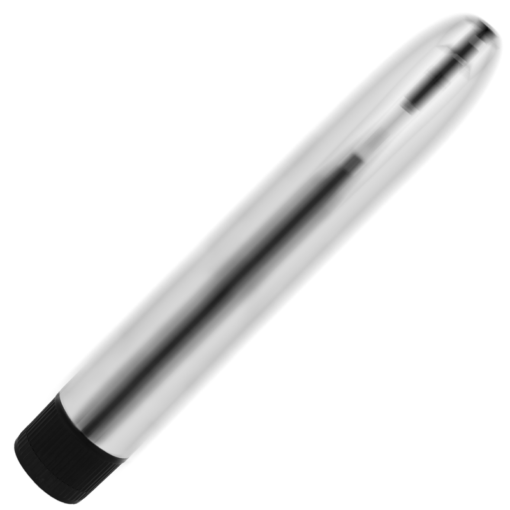 OHMAMA - VIBRATORE CLASSICO IN ARGENTO 17,5 CM - immagine 2