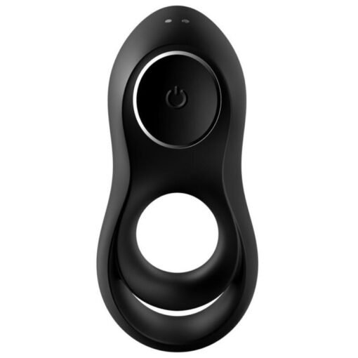 SATISFYER - VIBRATORE AD ANELLO DUO LEGGENDARIO NERO - immagine 3