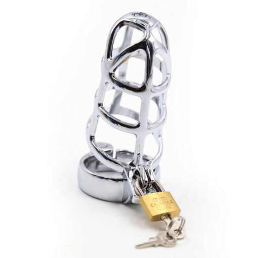 OHMAMA FETISH - GABBIA PER PENE IN METALLO TAGLIA M - immagine 3