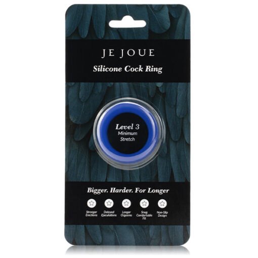 JE JOUE - ANELLO IN SILICONE BLU STRANGOLAMENTO MINIMO - immagine 6