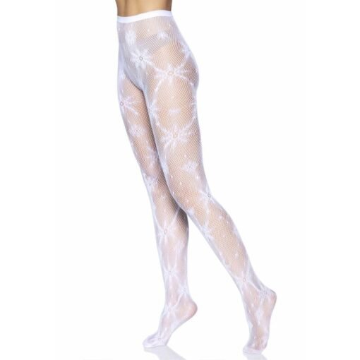 LEG AVENUE - COLLANT A RETE FIOCCO DI NEVE TAGLIA UNICA - immagine 6