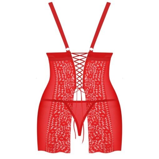 OBSESSIVE - CHEMISE E TANGA BLOSSMINA 6XL/7XL - immagine 4