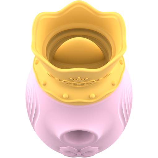 INTENSE - STIMOLATORE CLITORIDEO 10 MODALITÀ DI ONDA E LECCA STIMOLANTE - ROSA - immagine 3