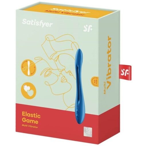 SATISFYER - GIOCO ELASTICO MULTI VIBRATORE BLU - immagine 4