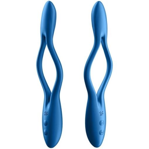 SATISFYER - GIOCO ELASTICO MULTI VIBRATORE BLU - immagine 2