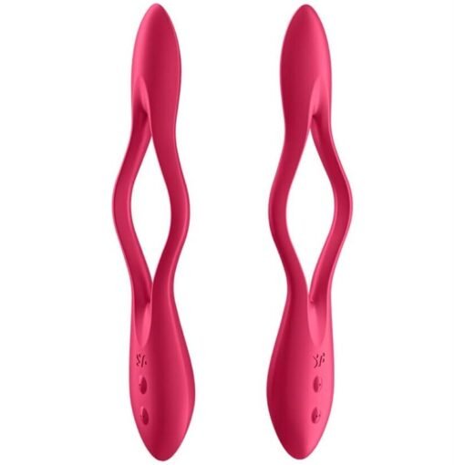 SATISFYER - MULTI VIBRATORE ELASTIC JOY ROSSO - immagine 2