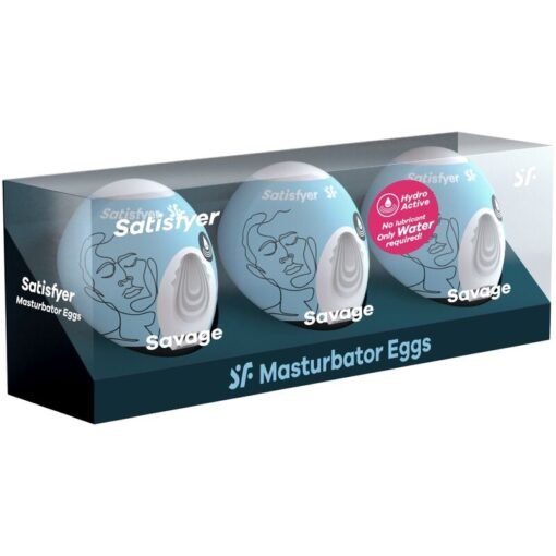 SATISFYER - 3 UOVA MASTURBATORI SAVAGE - immagine 2