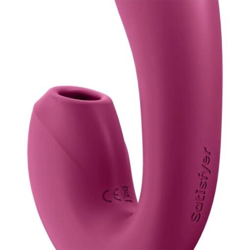 SATISFYER - APP STIMOLATORE E VIBRATORE SUNRAY ROSSO - immagine 2