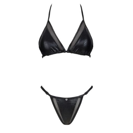 OBSESSIVE - BIKINI NERO PUNTA NEGRA L - immagine 3