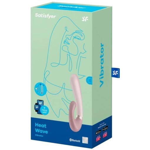 SATISFYER - APP VIBRATORE HEAT WAVE ROSA - immagine 4