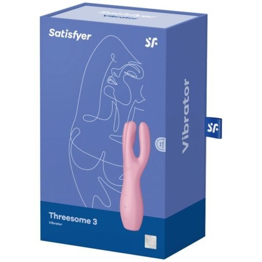 SATISFYER - VIBRATORE THREESOME 3 ROSA - immagine 4