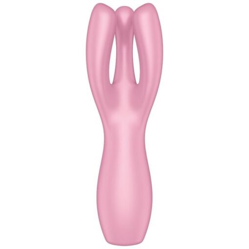 SATISFYER - VIBRATORE THREESOME 3 ROSA - immagine 3