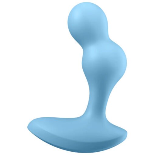 SATISFYER - APP PLUG VIBRANTE DEEP DIVER BLU - immagine 2
