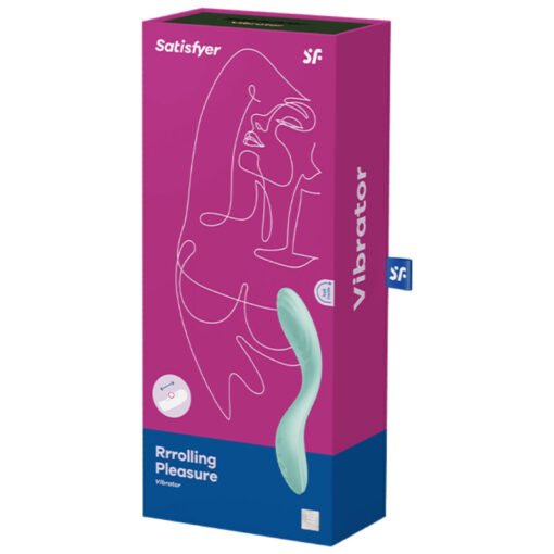 SATISFYER - VIBRATORE RRROLLING PLEASURE GSPOT VERDE - immagine 5