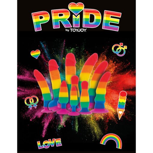 PRIDE - DILDO BANDIERA LGBT 15 CM - immagine 3