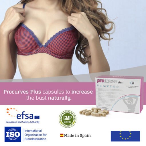 500 COSMETICS - PROCURVES PIÙ PILLOLE NATURALI PER IL MIGLIORAMENTO DEL SENO - immagine 2