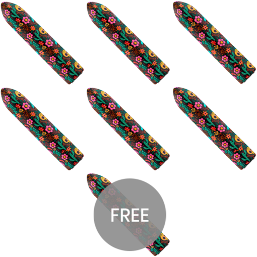 CUSTOM BULLETS - RICARICABILE SKULL BULLET MAGNETICO 10 INTENSITÀ 6 + 1 GRATIS