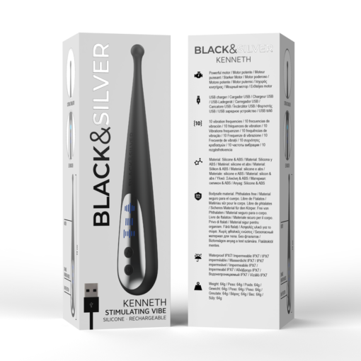 BLACK&SILVER - VIBRA STIMOLANTE KENNETH - immagine 6