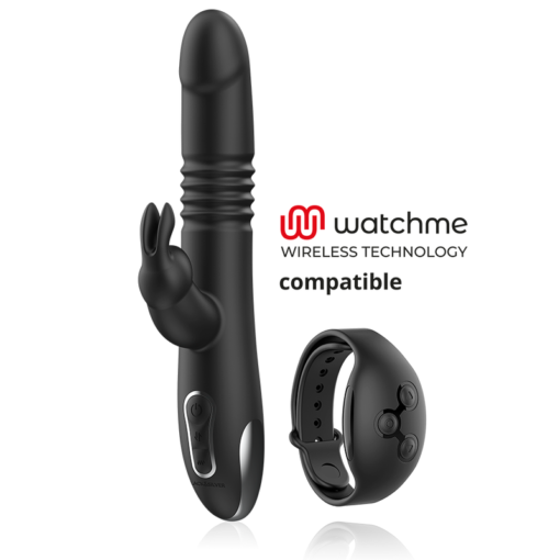 BLACK&SILVER - VIBRA STIMOLANTE KENJI COMPATIBILE CON LA TECNOLOGIA WIRELESS WATCHME - immagine 2