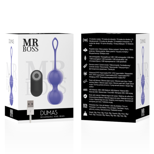 MR BOSS - DUMAS PERLINE KEGEL VIBRANTI TELECOMANDO - immagine 3