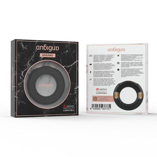 ANBIGUO - ANELLO VIBRANTE ADRIANO COMPATIBILE CON TECNOLOGIA WIRELESS WATCHME - immagine 11