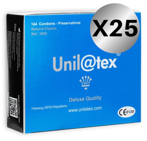 UNILATEX - CONSERVANTI NATURALI PACK 25 X 144 UNITÀ