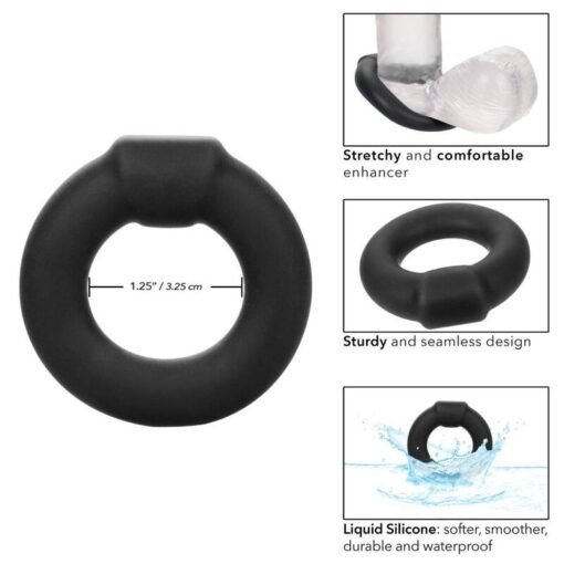 CALEXOTICS - ANELLO ALPHA OPTIMUM NERO - immagine 3