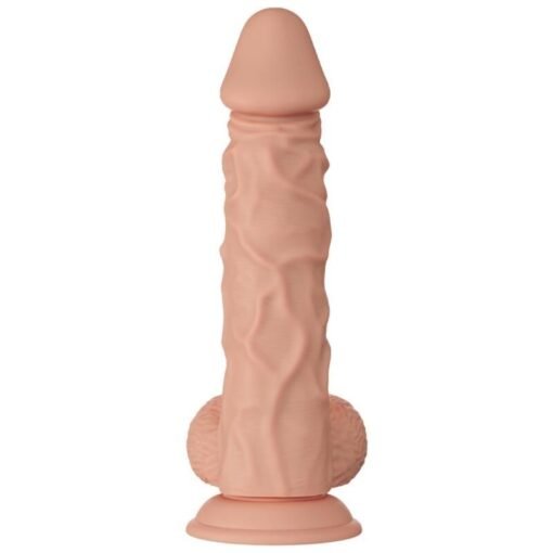BAILE - BELLISSIMO INCONTRO DILDO REALISTICO FLESSIBILE BURAQ 24 CM NATURALE - immagine 3