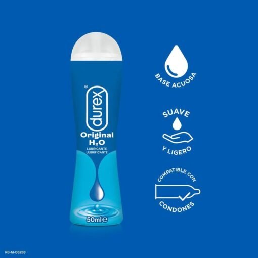 DUREX - DUREX PLAY LUBRIFICANTE NATURALE H2O 50 ML - immagine 2