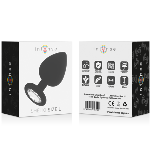 INTENSE - PLUG ANALE SHELKI L NERO - immagine 6
