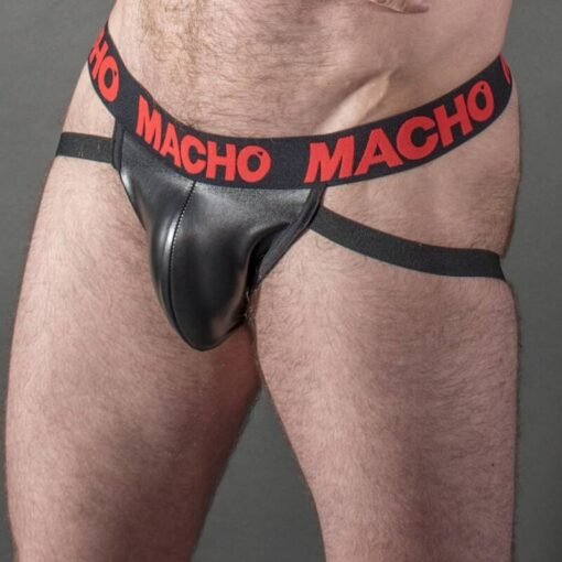 MACHO - MX25RC JOCK ROSSO PELLE S - immagine 2