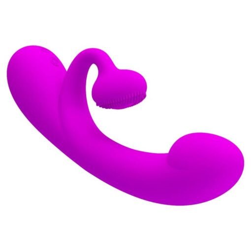 PRETTY LOVE - VIBRATORE SINCERO E ONDE STIMOLANTI PER IL CLITORIDE SILICONE VIOLA - immagine 6