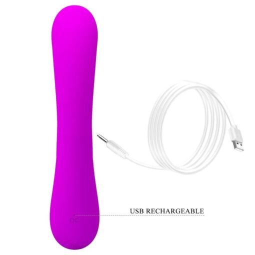 PRETTY LOVE - VIBRATORE SINCERO E ONDE STIMOLANTI PER IL CLITORIDE SILICONE VIOLA - immagine 8